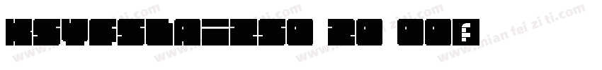 KSYFSLAIZS0 20 00字体转换